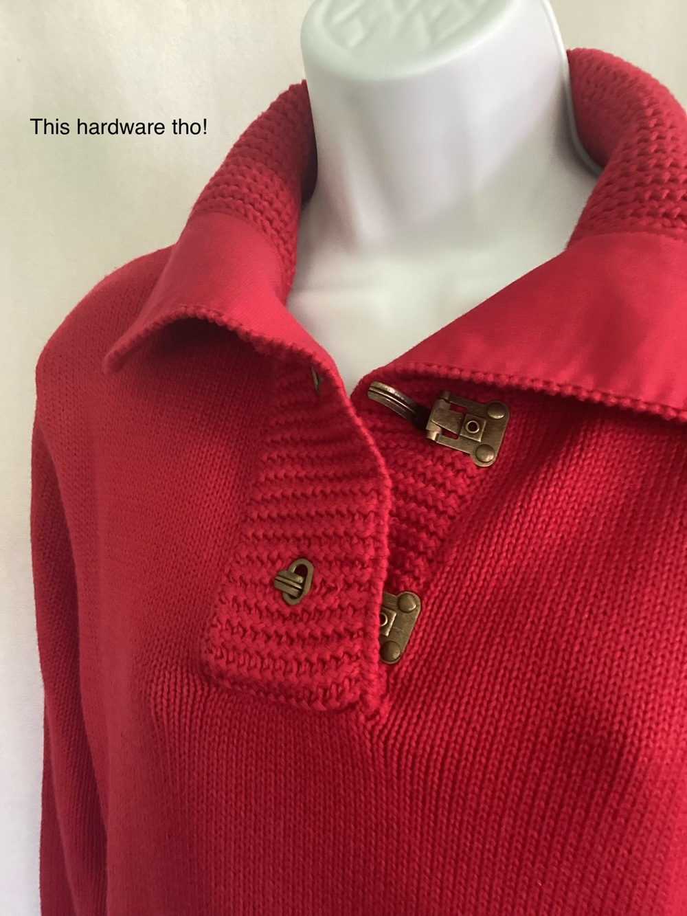 Ralph Lauren White Military-Style Utility Jacket with Gold Buttons - Picture 12 of 16